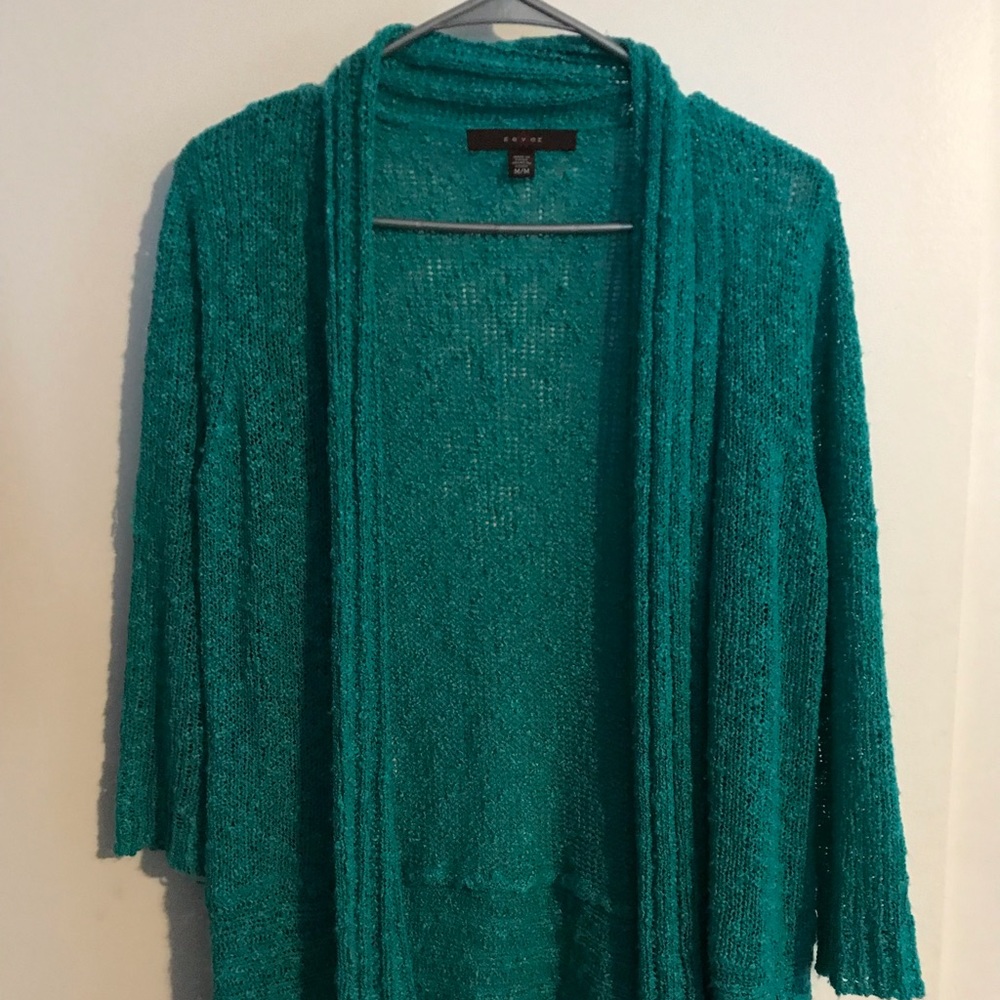 Teal sweater